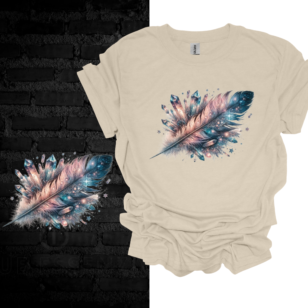 Cosmic Feather: Wings of Imagination T-shirt