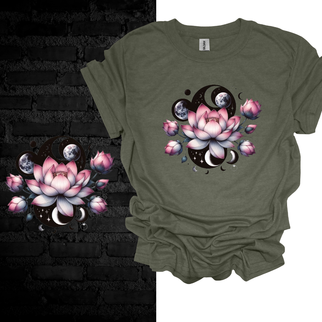 Celestial Lotus Bloom T-shirt