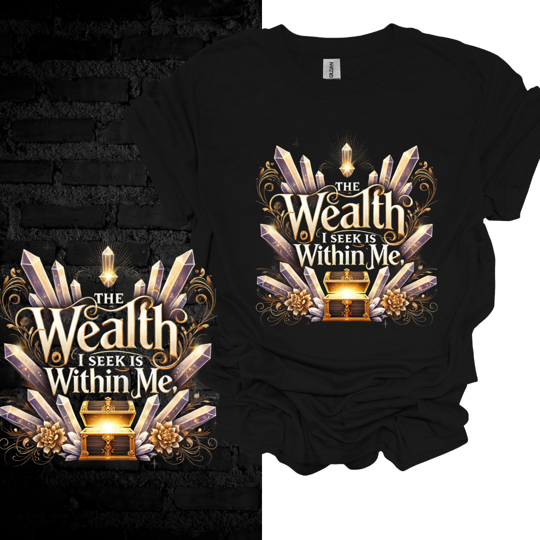 The Wealth I Seek Is Within Me T-shirt