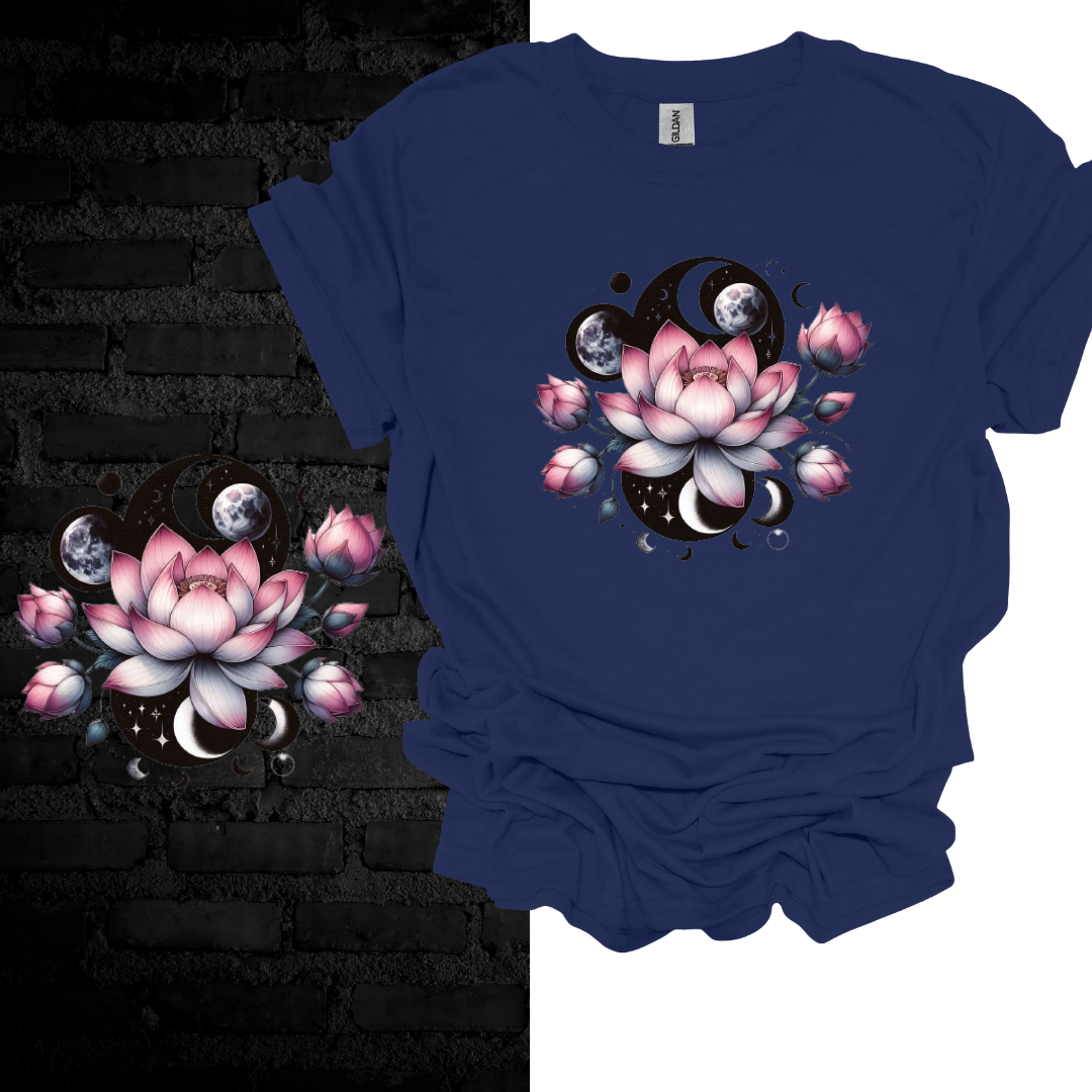 Celestial Lotus Bloom T-shirt