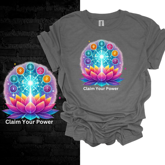 Claim Your Power Lotus T-shirt