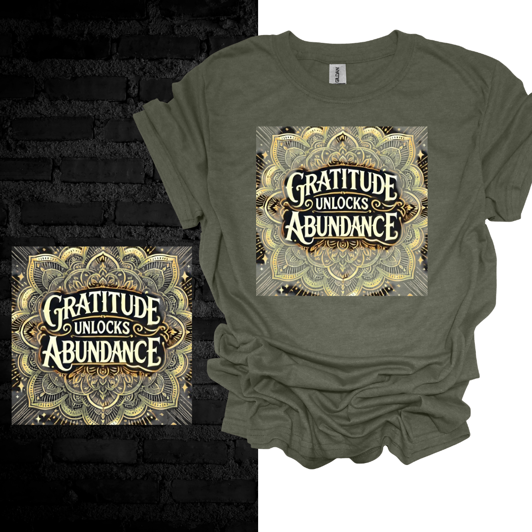 Gratitude Unlocks Abundance. T-shirt