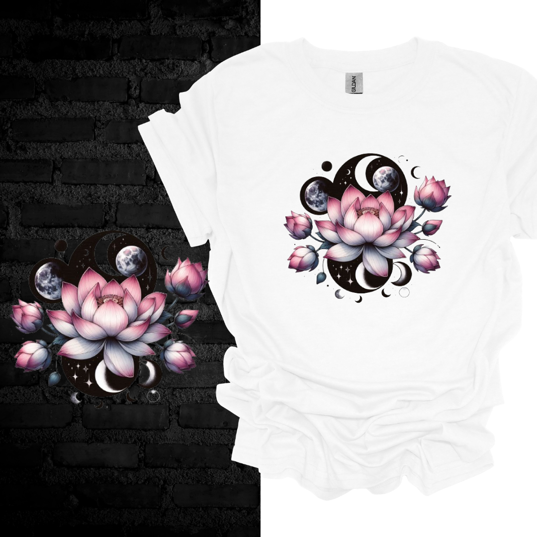 Celestial Lotus Bloom T-shirt