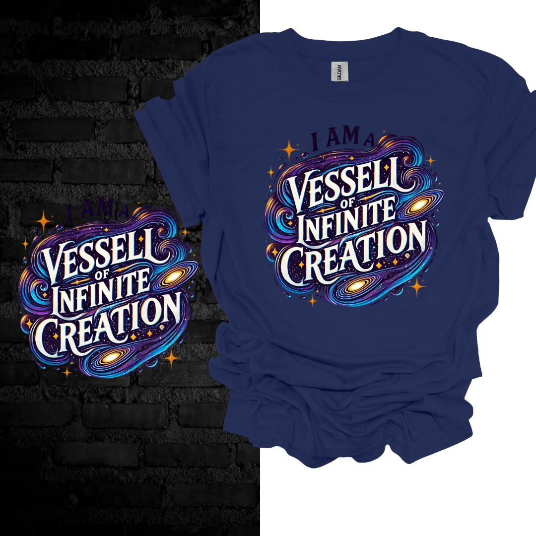 I Am a Vessel of Infinite Creation T-shirt