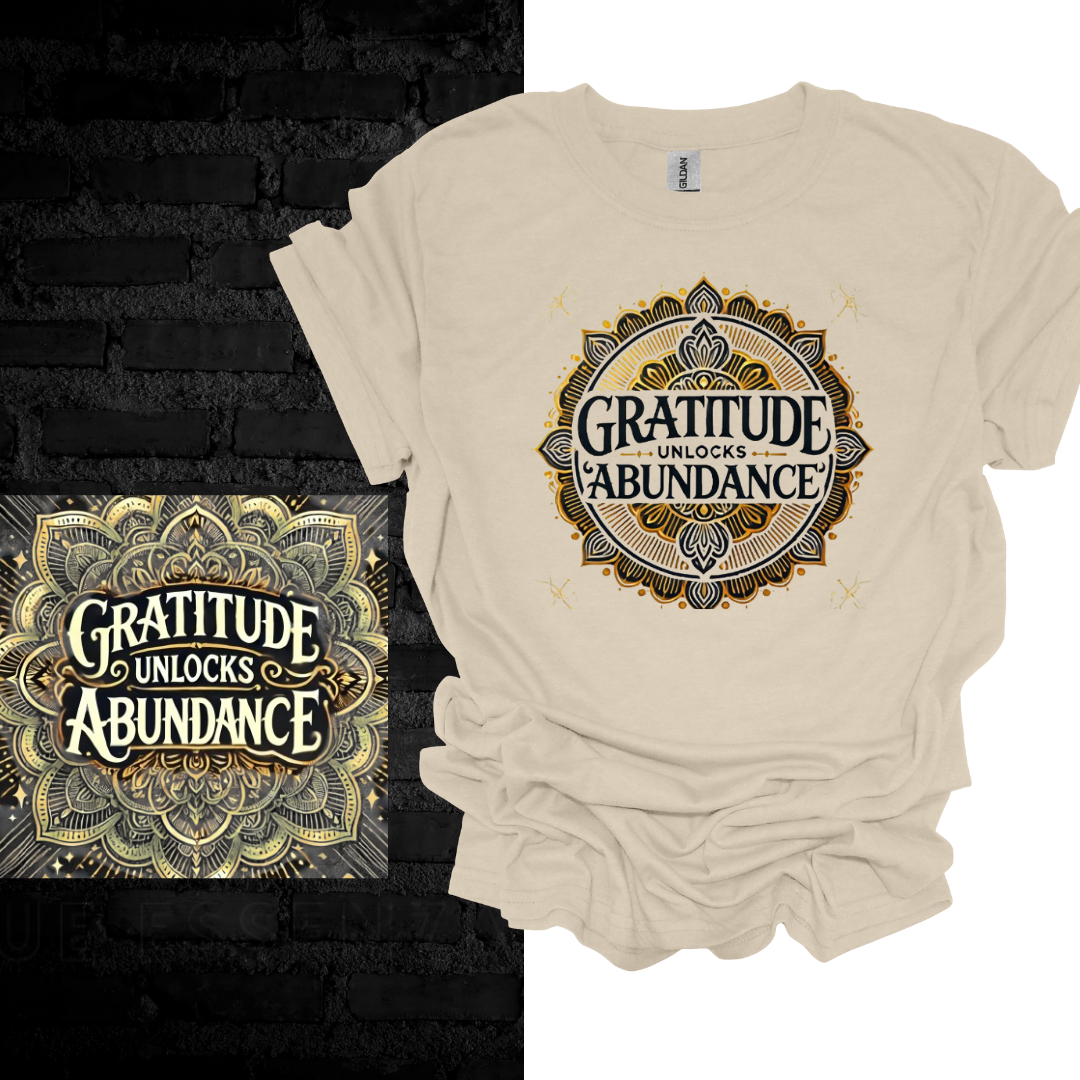 Gratitude Unlocks Abundance. T-shirt