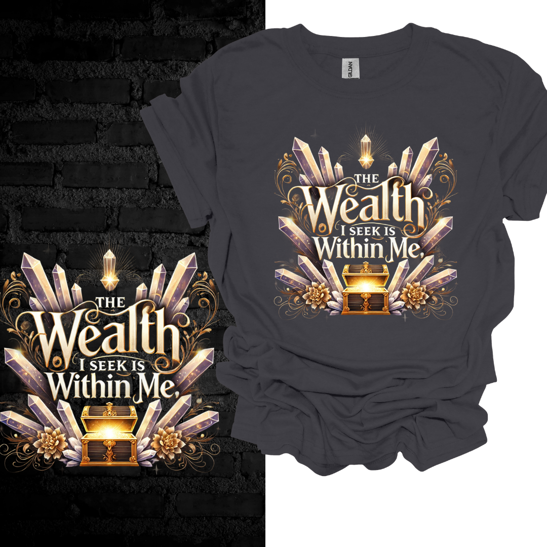 The Wealth I Seek Is Within Me T-shirt