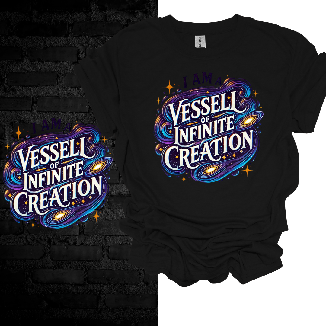 I Am a Vessel of Infinite Creation T-shirt