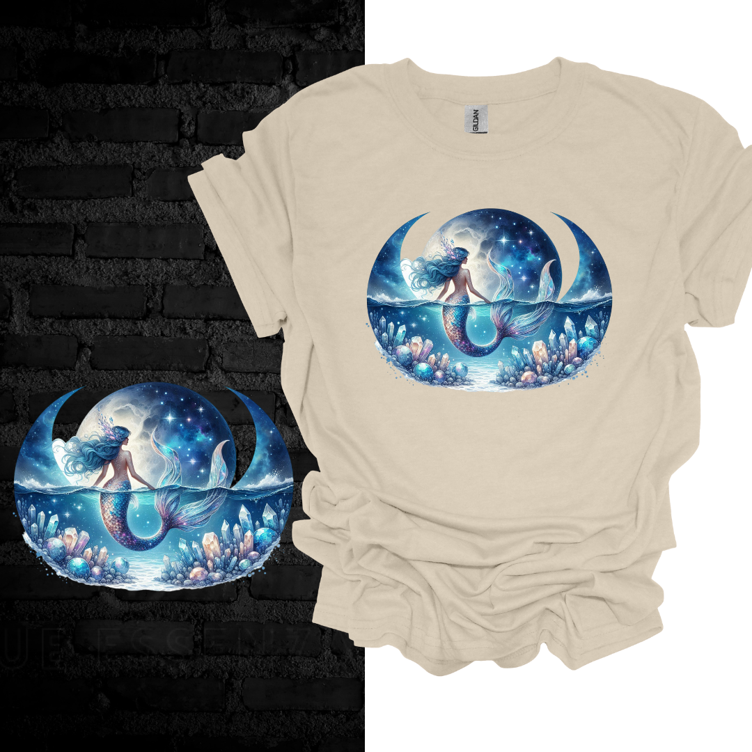 Moonlit Mermaid: Ocean Spirit T-shirt