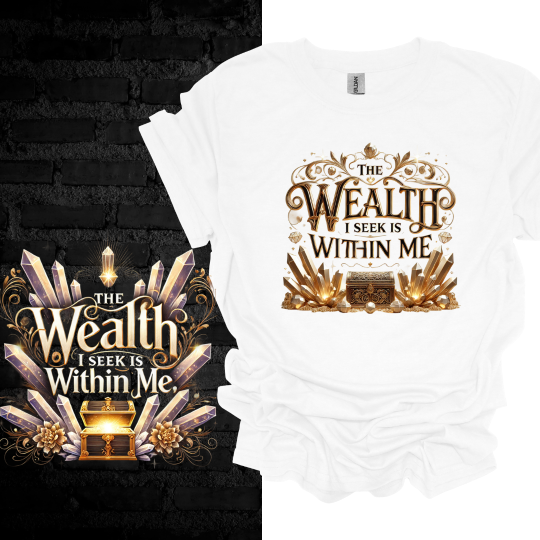 The Wealth I Seek Is Within Me T-shirt