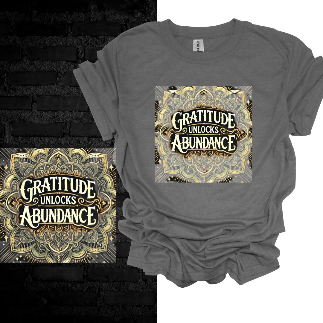 Gratitude Unlocks Abundance. T-shirt