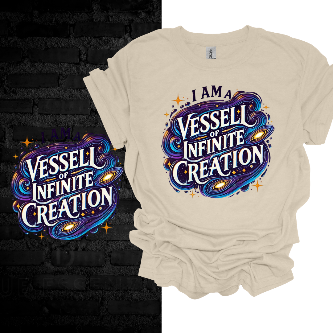 I Am a Vessel of Infinite Creation T-shirt