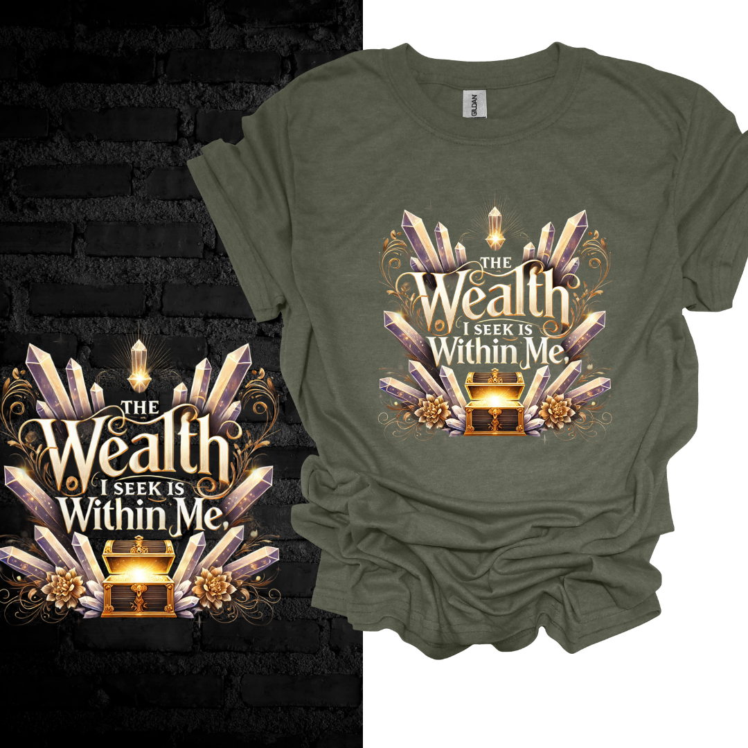 The Wealth I Seek Is Within Me T-shirt